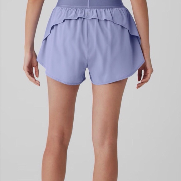 ALO Yoga Lavender Women's Shorts - Picture 3 of 9
